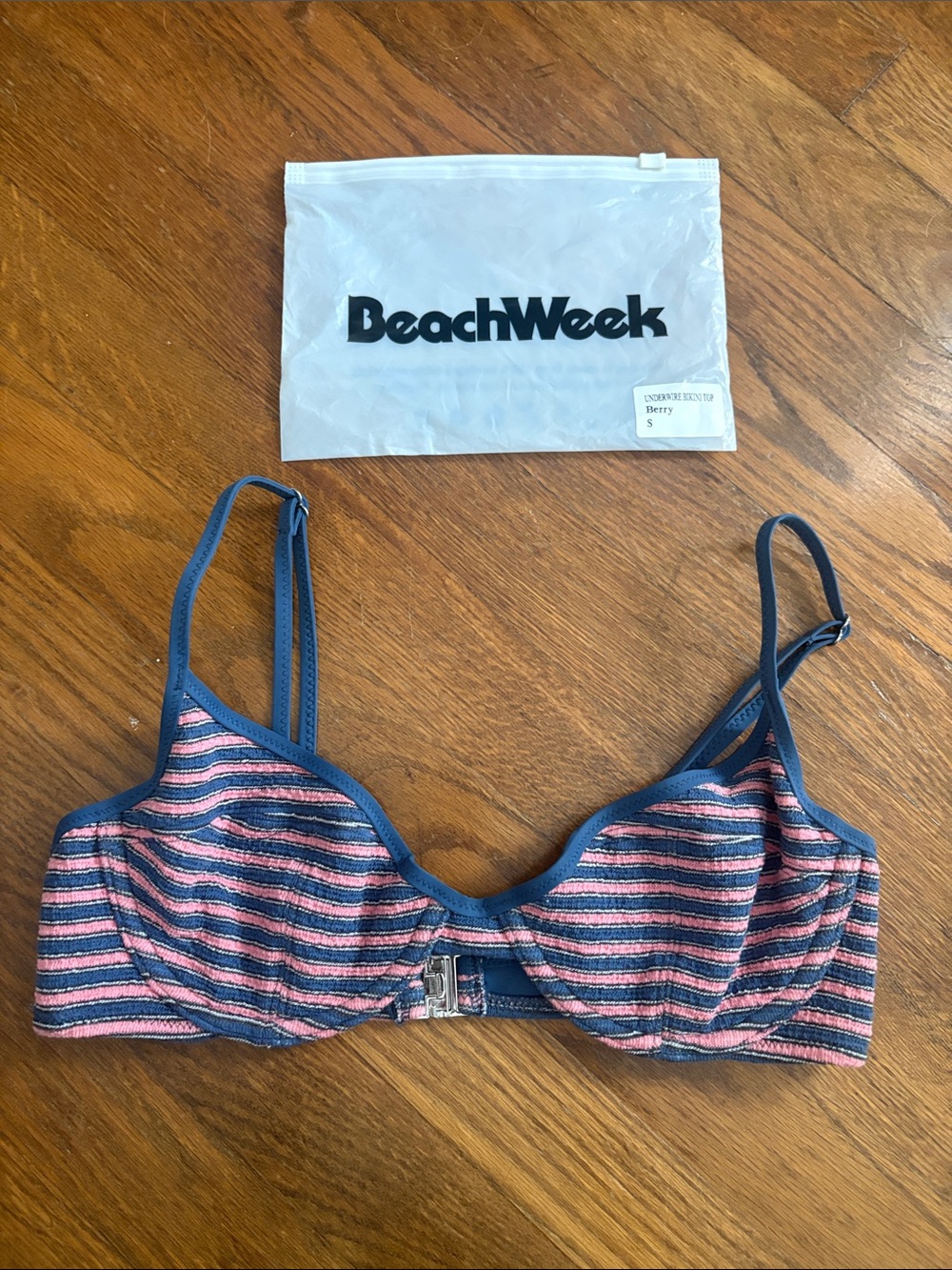 BeachWeek Bikini Top in Berry